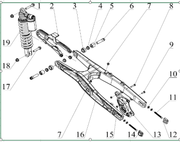 SUSPENSION ASSEMBLY Diagram